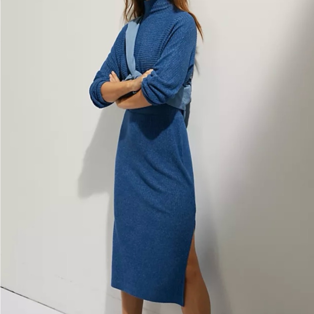 Anthropologie Mariah Ribbed Sweater Dress
